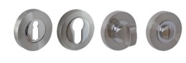 ProGriff TD-William auf Rosette–Chrom/Nickel matt